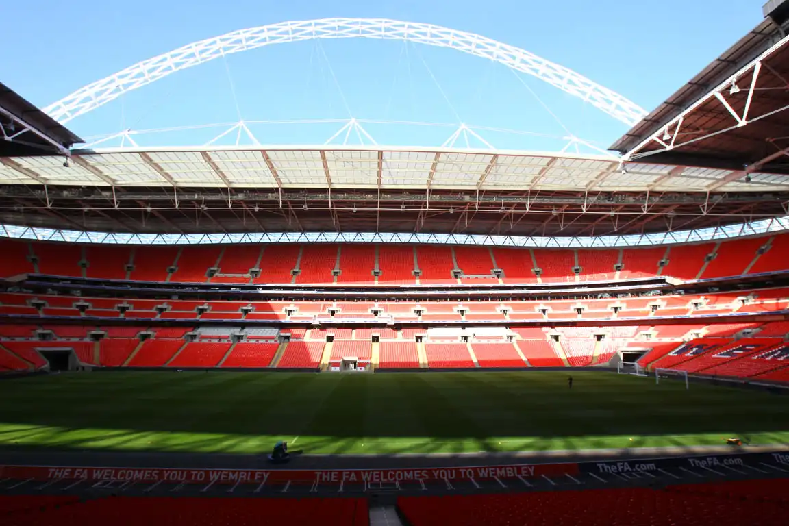 View from the South Stand lower tier Block-122