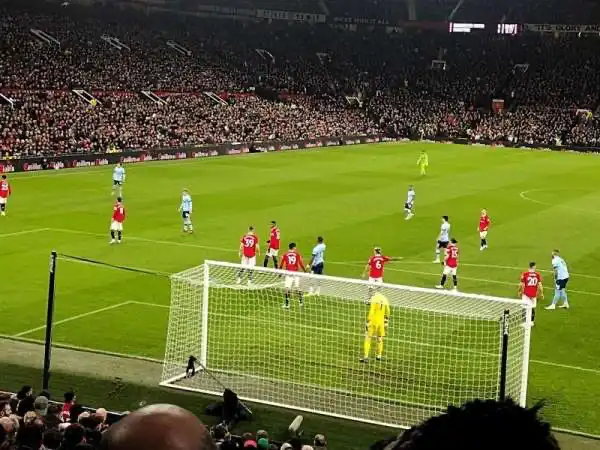 Stretford End - Block W206 view