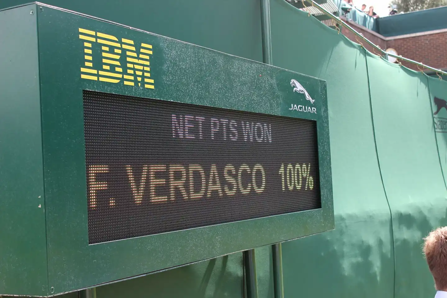 Photo of IBM display