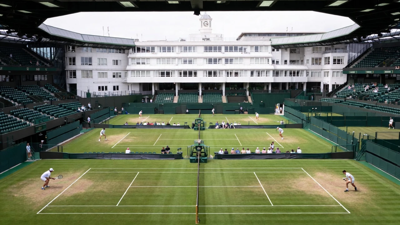Come Vedere i Più Grandi Giocatori a Wimbledon: Su Quali Campi Giocano le Star background image