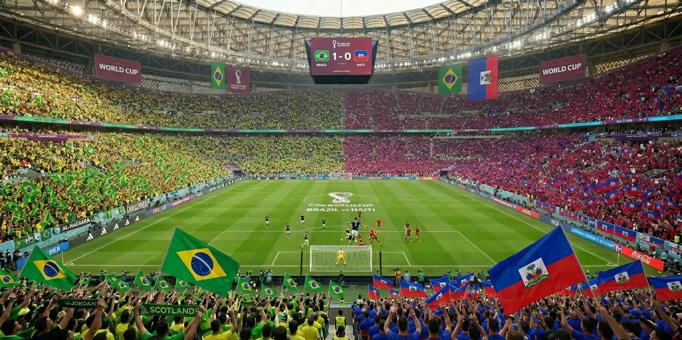 Come acquistare biglietti Brasile vs Haiti Mondiali 2026 background image