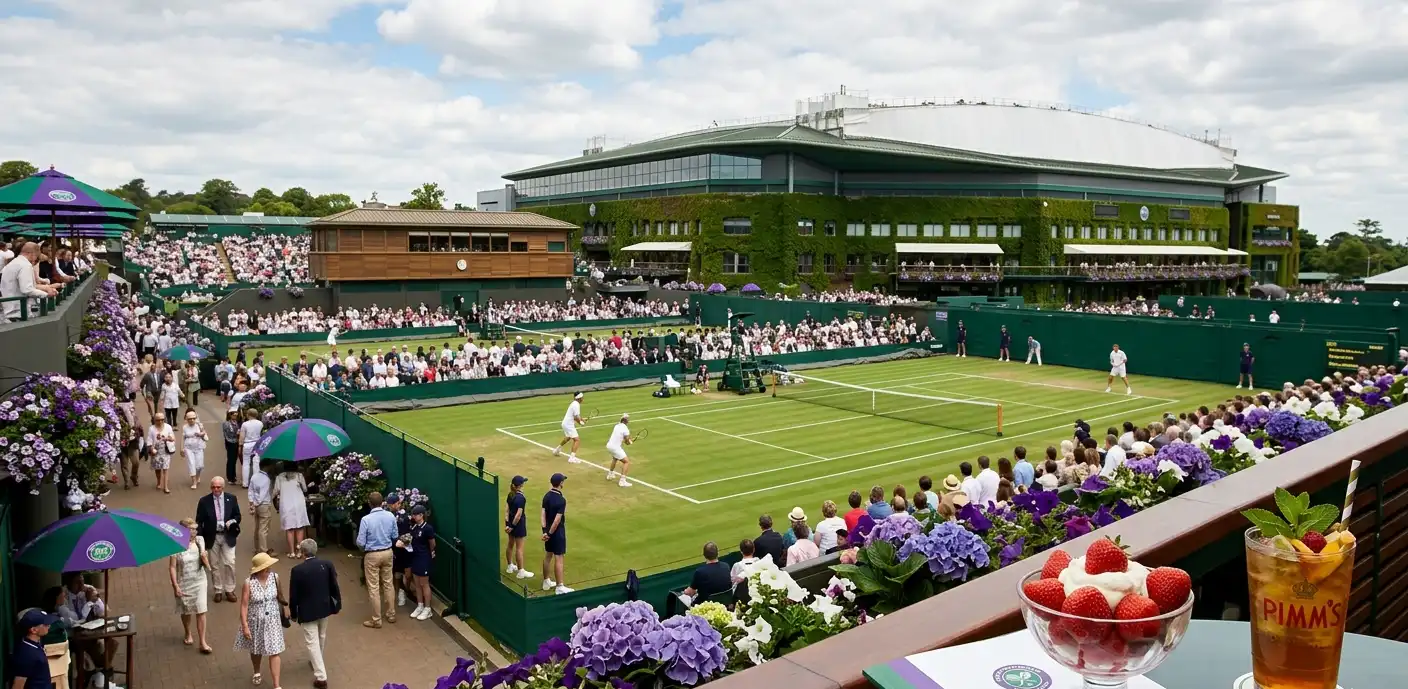 Le tradizioni di Wimbledon spiegate: le usanze che rendono i Championships unici background image