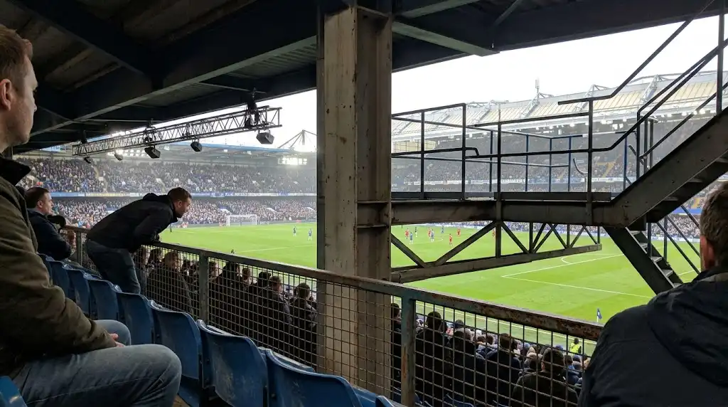 Il posto peggiore dove sedersi a Stamford Bridge background image